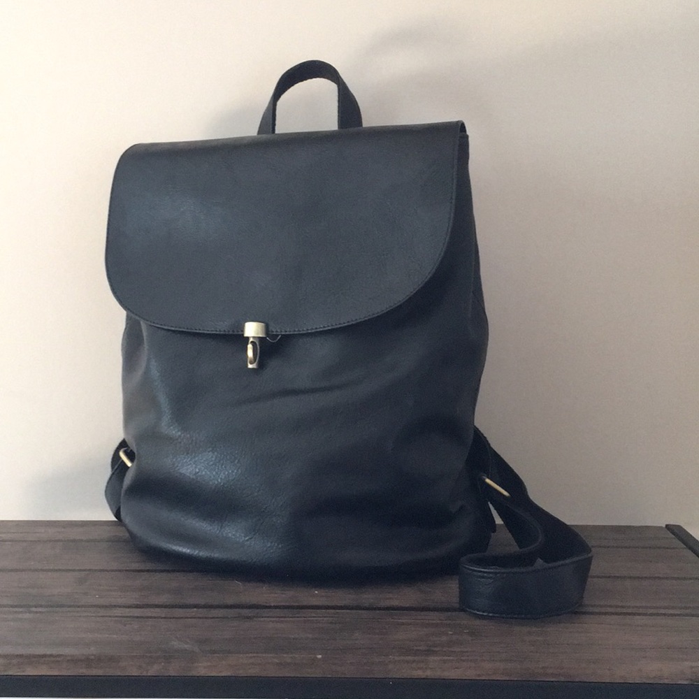 Black backpack bag